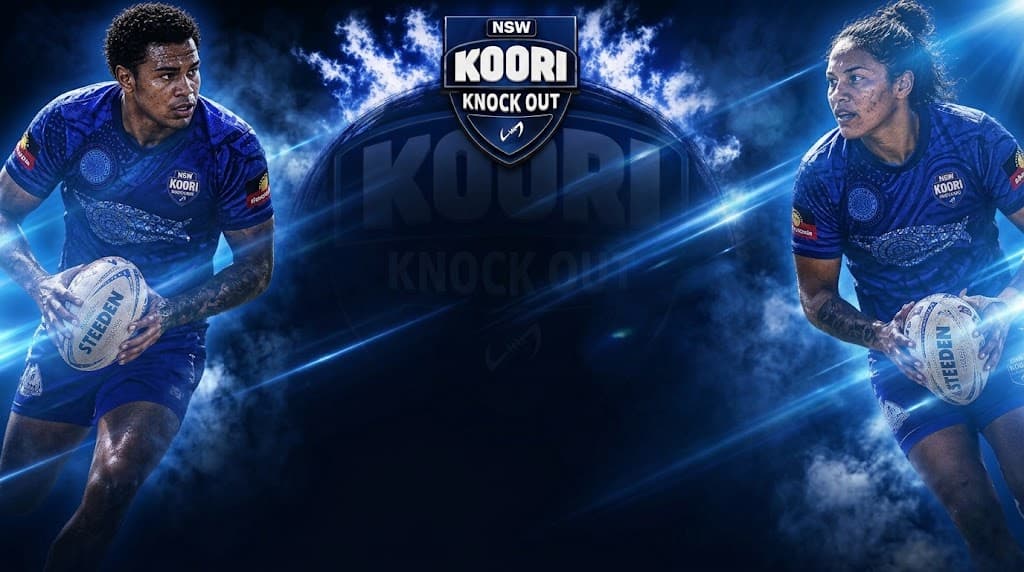 Koori Knockout players in action on the field